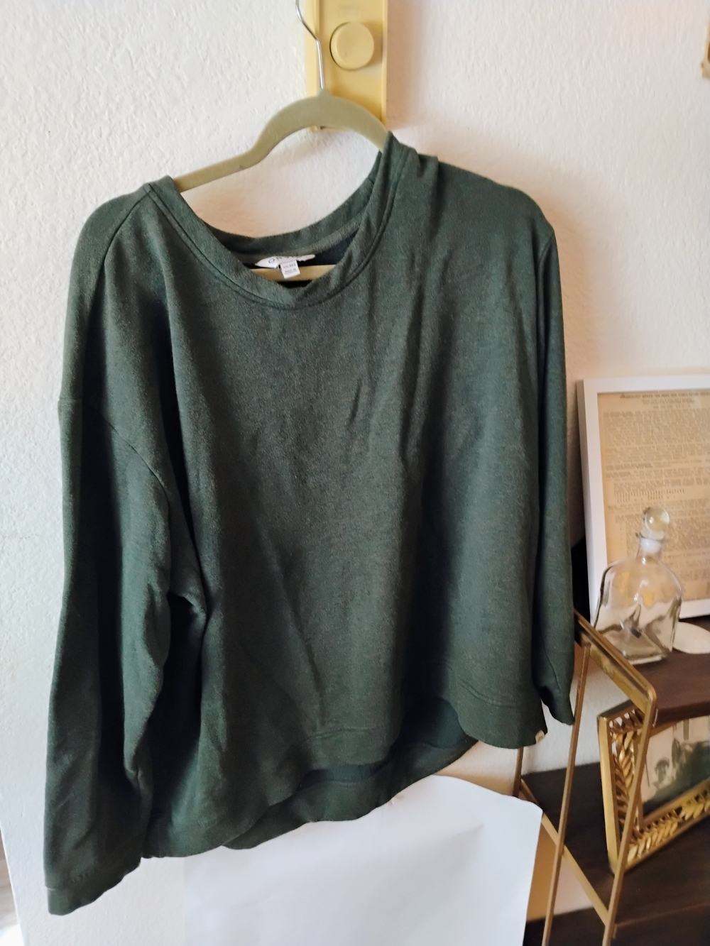 Orvis Women's Dark Olive Crewneck Sweatshirt Size XXL